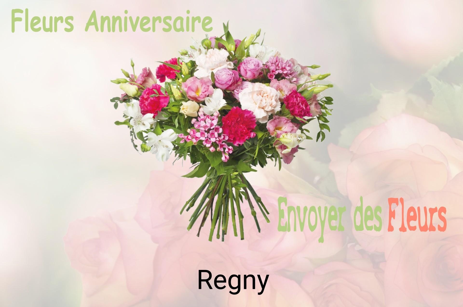 Bouquet de fleurs d’anniversaire livré à Regny